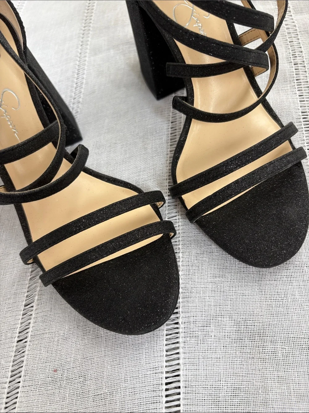 Jessica Simpson “Rasima” Strappy Block Sandal